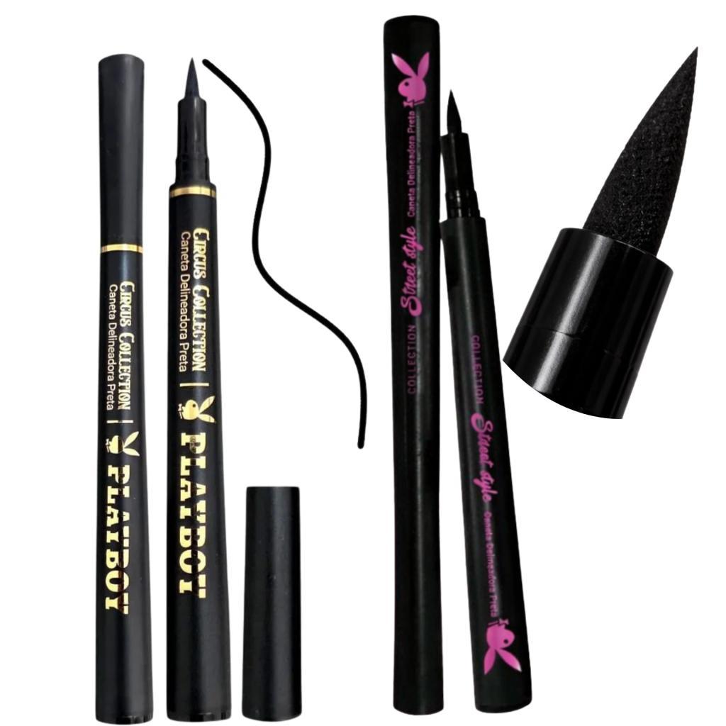 CANETA DELINEADORA PRETA COLLECTION PLAYBOY