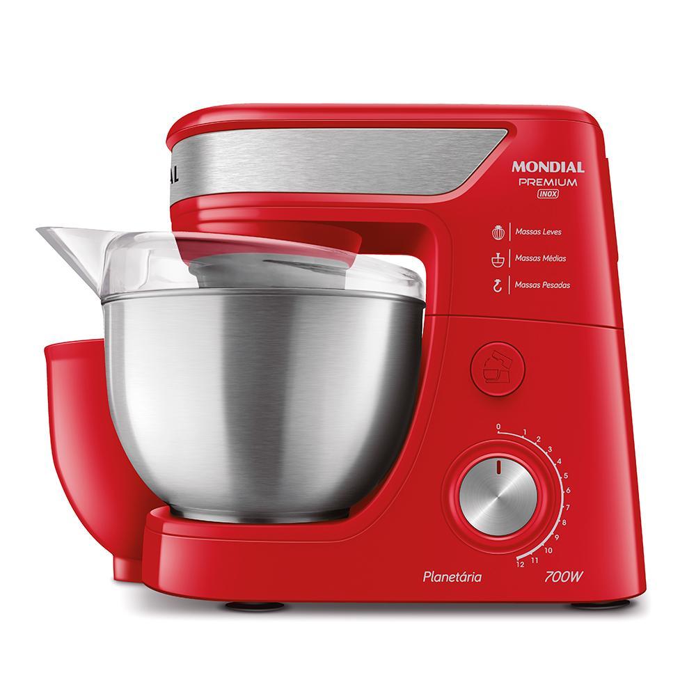 Batedeira Planetária Premium Inox Mondial – BP-02P-R-TI