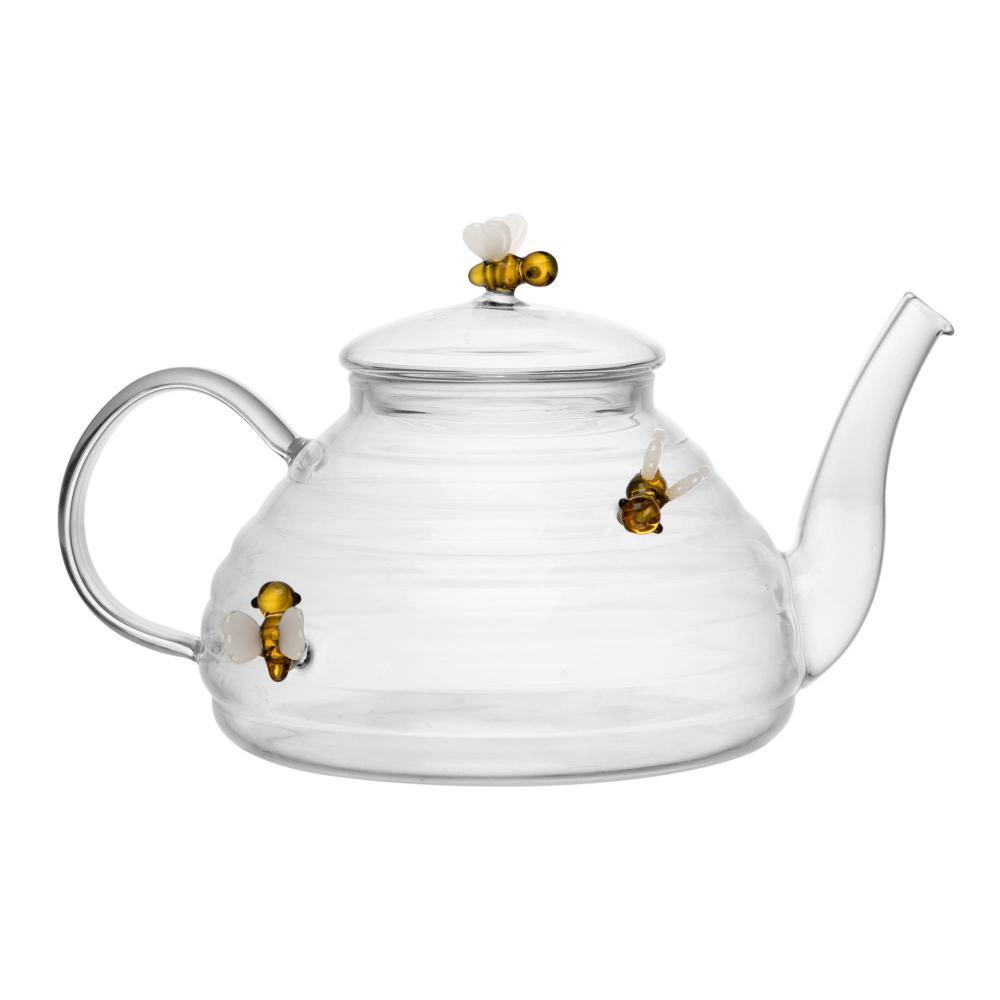 Chaleira Lyor Lovely Bee de Vidro com Filtro 650ml em Oferta na Shopee