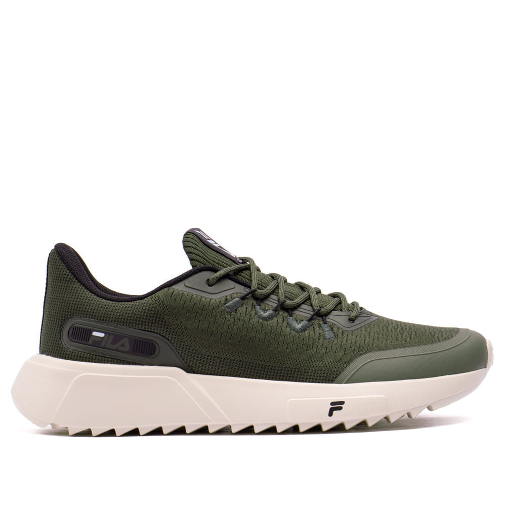 Tênis Masculino Fila Step Verde Escuro/Preto