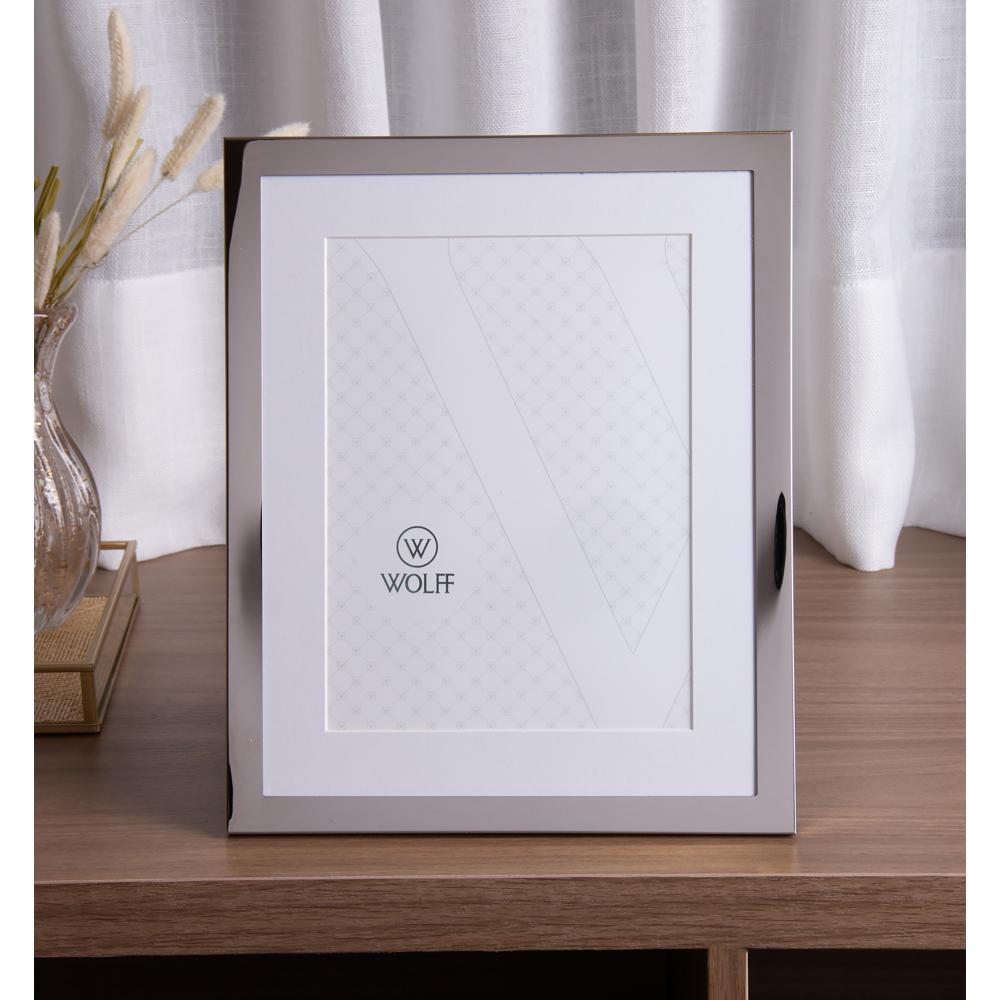 Porta-Retrato Liso Wolff Prata 15cm x 20cm Aço em Oferta na Shopee