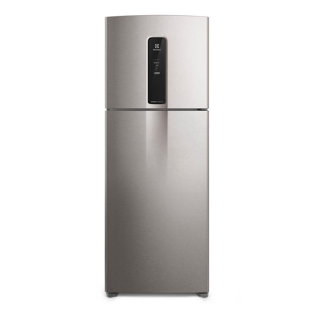 Geladeira Electrolux Frost Free Inverter 481L Efficient com AutoSense SmartBivolt Duplex cor Inox Look (IT70S)