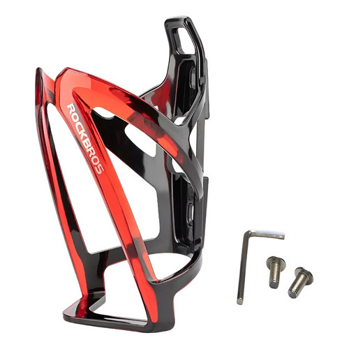 Suporte Caramanhola Garrafa Bike Rockbros Mtb Speed 1 Peça Cor Vermelho-preto em Oferta na Shopee