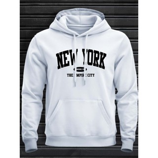 Blusa De Frio New York City Moletom Canguru Masculino Agasalho Quente Casaco Inverno Moleton Algodão em Oferta na Shopee