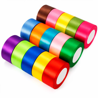 Fita de Cetim Nº 9 38mm – Cor à Escolha – 11m, 23m ou 45m – Artesanato em Oferta na Shopee