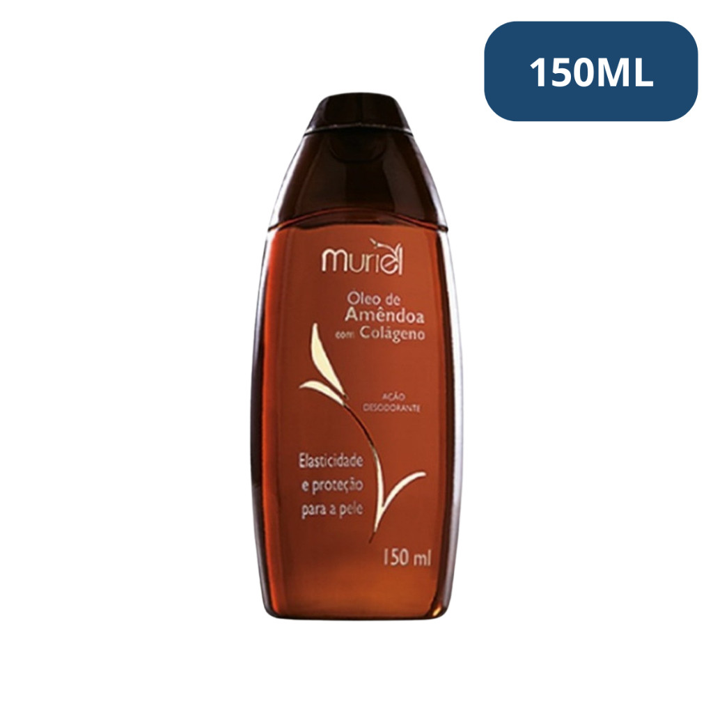 Óleo Corporal Amêndoas com Colágeno Muriel 150ml
