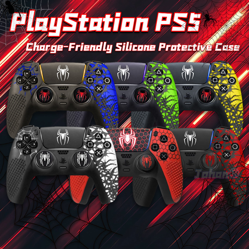 Capa Protetora De Silicone Para Controle PlayStation 5 (PS5) Compatível Com Docas De Carregamento