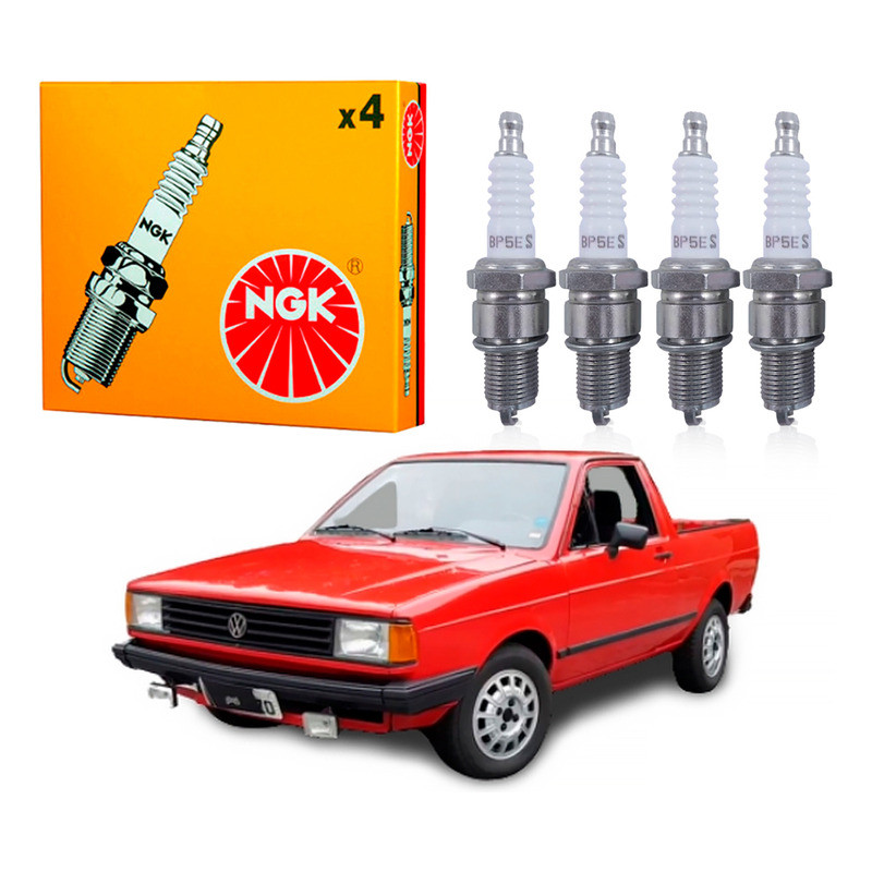 Jogo Velas Ngk Saveiro 1.6 1.8 1985 A 1991