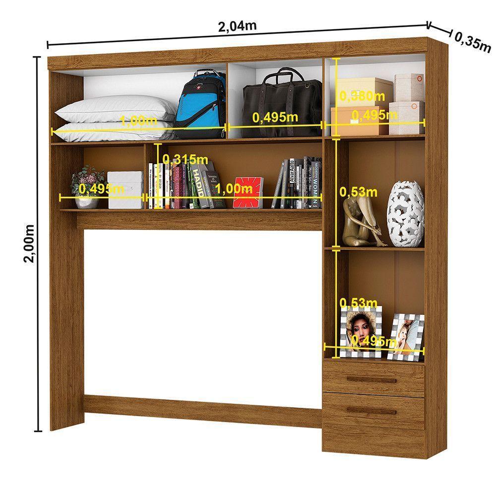 Guarda Roupa Casal Modulado 4 Portas Hércules 4 Portas — imagem 2 de 2