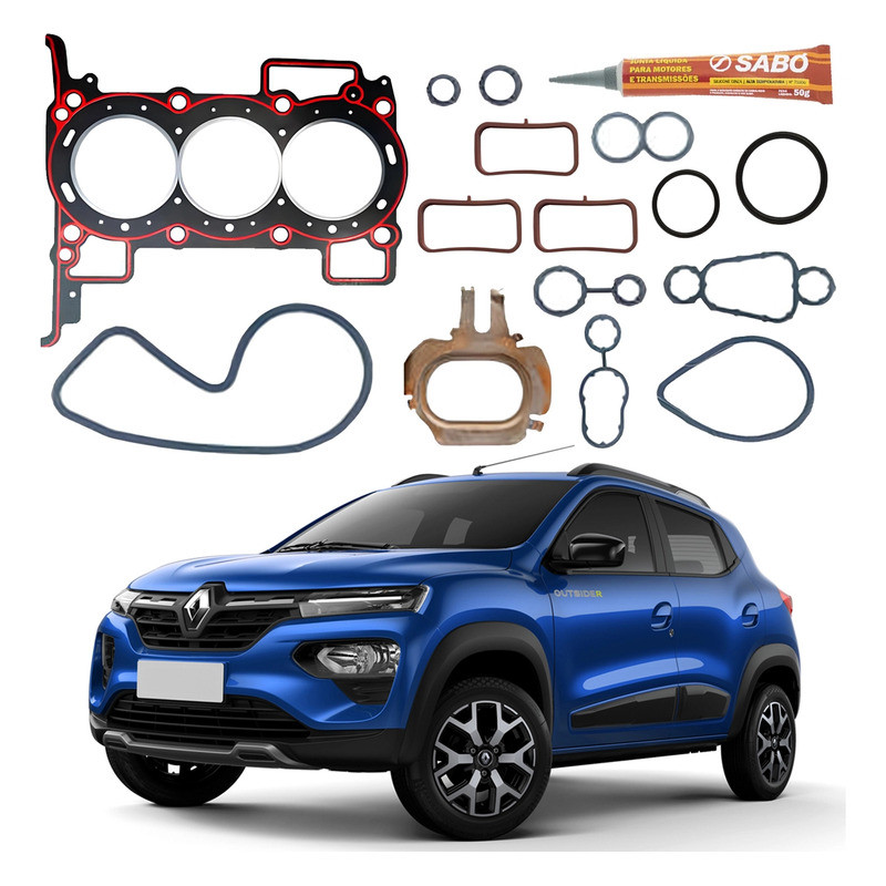 Jogo Junta Motor Kwid 1.0 12v 2022 A 2025