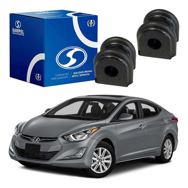 Par Bucha Barra Estabilizadora Elantra 2.0 2014 A 2016