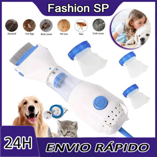 Pente Elétrico Para Piolhos Remover Piolhos E Lêndeas, Adequado Para Crianças E Animais De Estimação, Como Cães E Gatos em Oferta na Shopee