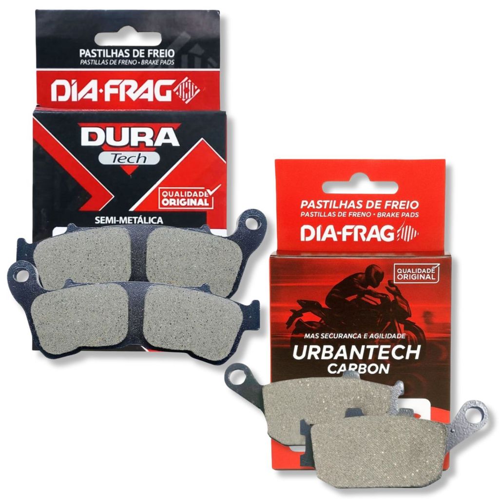 Kit Pastilhas de Freio Xre 300 Com Abs 2009-2018 Diafrag em Oferta na Shopee