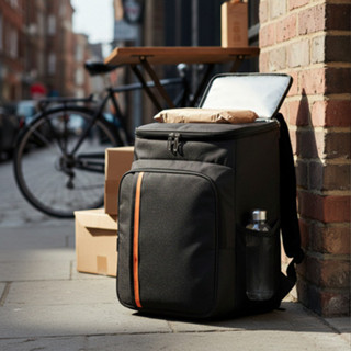 Bolsa Térmica 18l Profissional Preta  Ideal Para Delivery, Preto em Oferta na Shopee