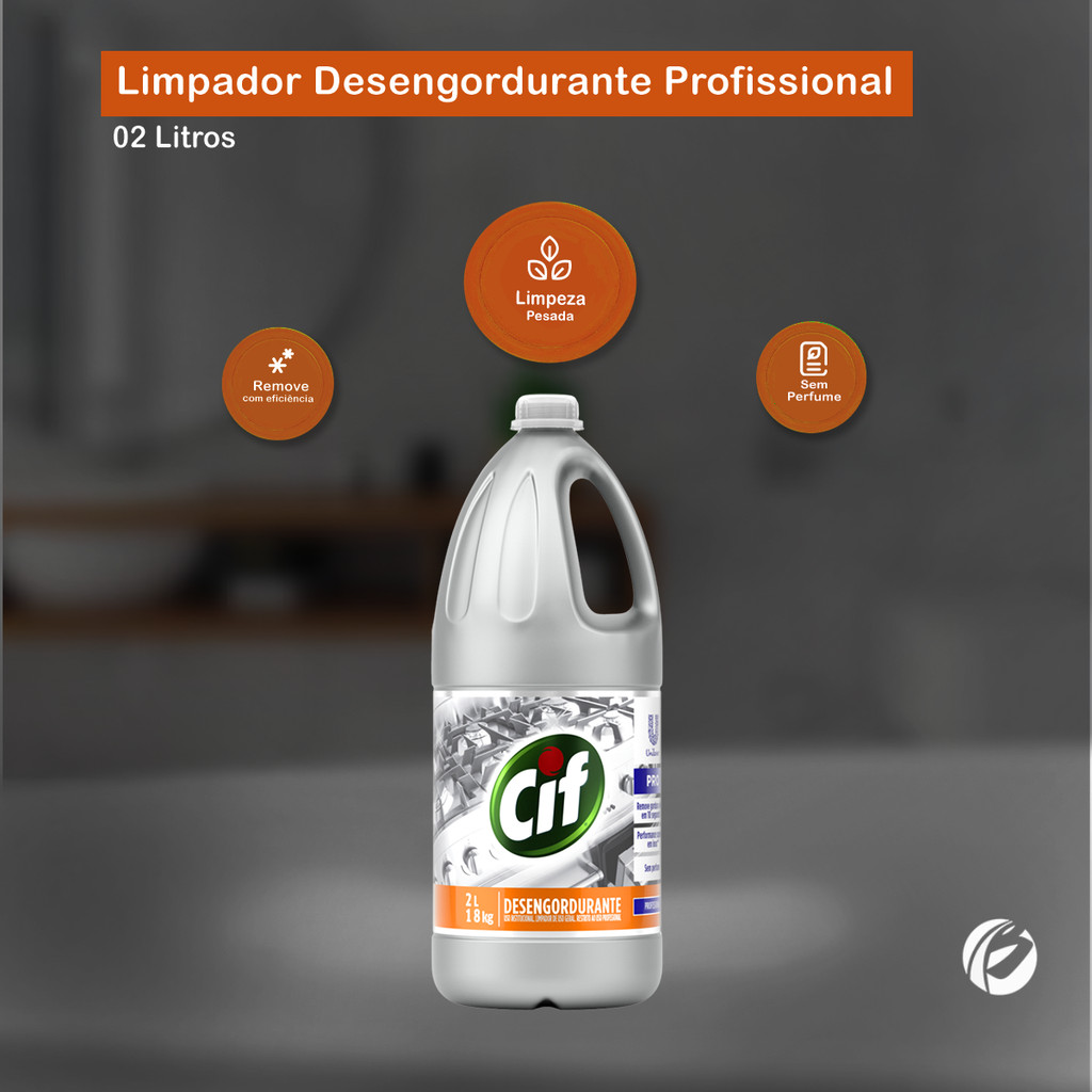 Desengordurante Profissional Cif - 2L