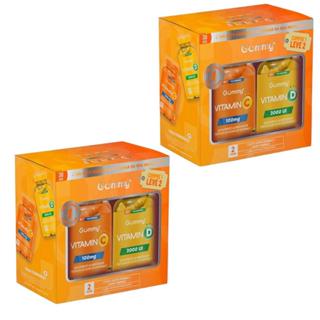 2Cx Gummy Hair Vitamin C + Vitamin D C/ 2 Potes De 30 Gomas em Oferta na Shopee