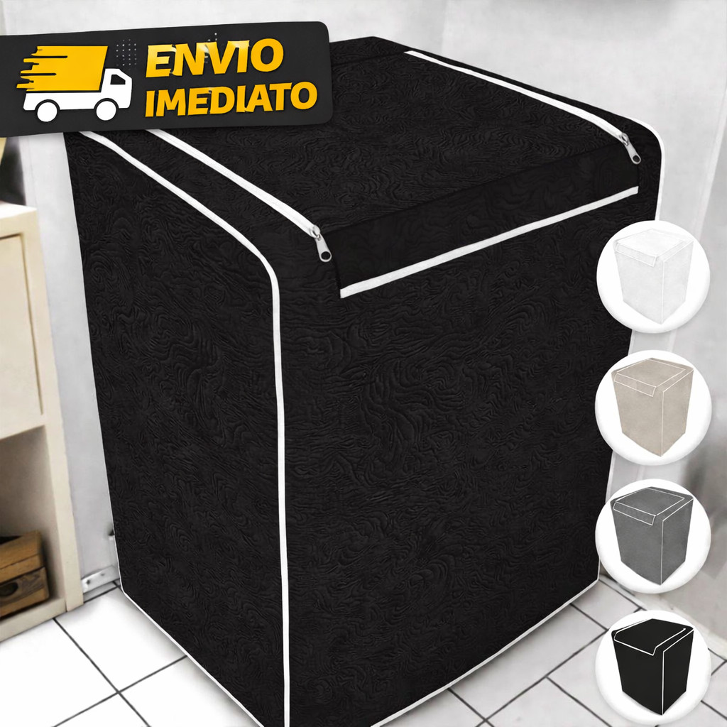 Capa para Máquina de Lavar Impermeável com Zíper – Todos os Tamanhos e Marcas em Oferta na Shopee