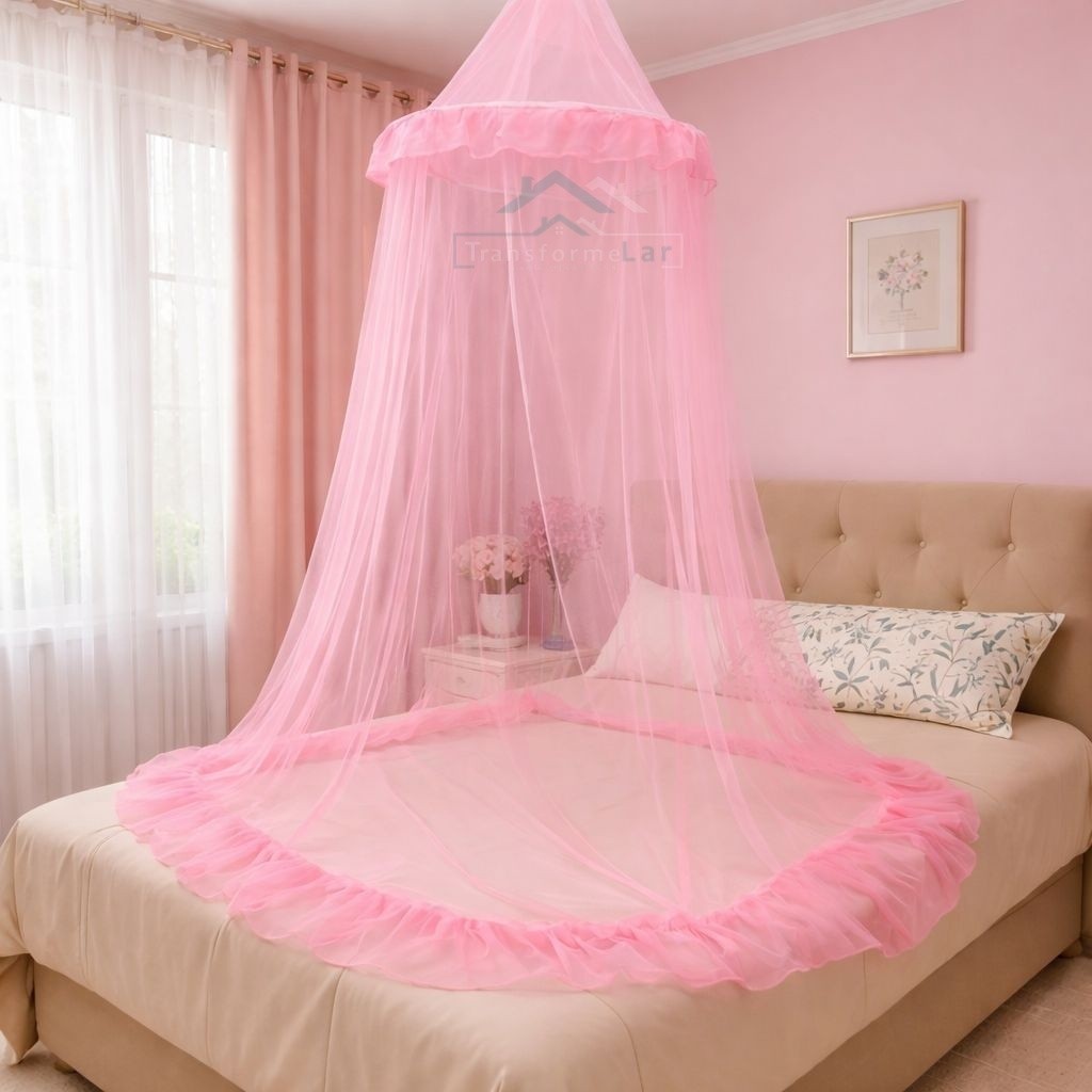 Mosquiteiro Teto Casal Box Queen com Elástico | Super Promoção em Oferta na Shopee