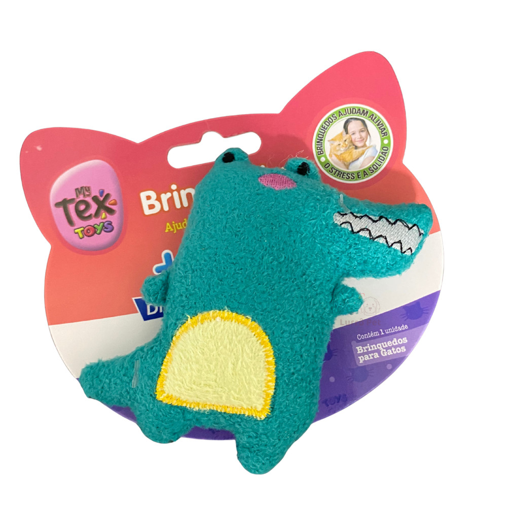 Pelucia Urso para Cachorro Gato Mini Marcianos com catnip