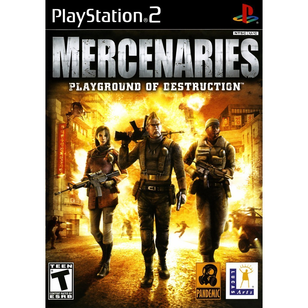 Mercenaries  Playground of Destruction jogo playstation ps2