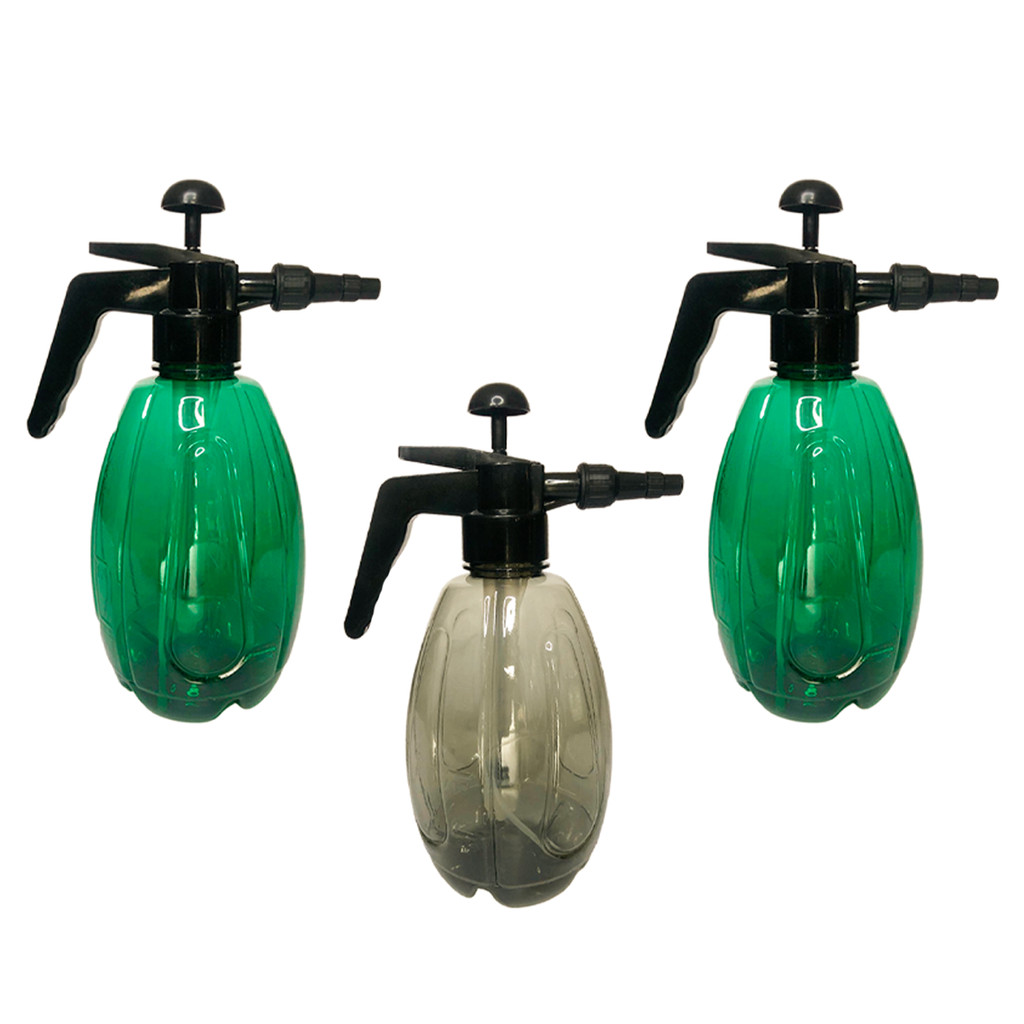 Kit 3 Borrifador Manual Multiuso Ergonômico Fumigador Spray Gatilho Limpeza Bomba Pulverizadora 1,5l