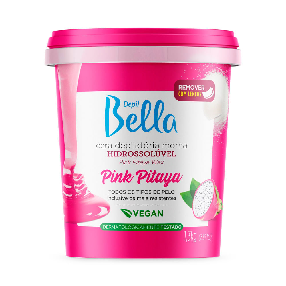 Cera Depilatória Depil Bella Pitaya 1,3Kg em Oferta na Shopee