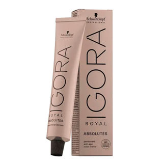 Tinta Profissional Igora Absolutes Louro Médio Marrom 7.60 em Oferta na Shopee