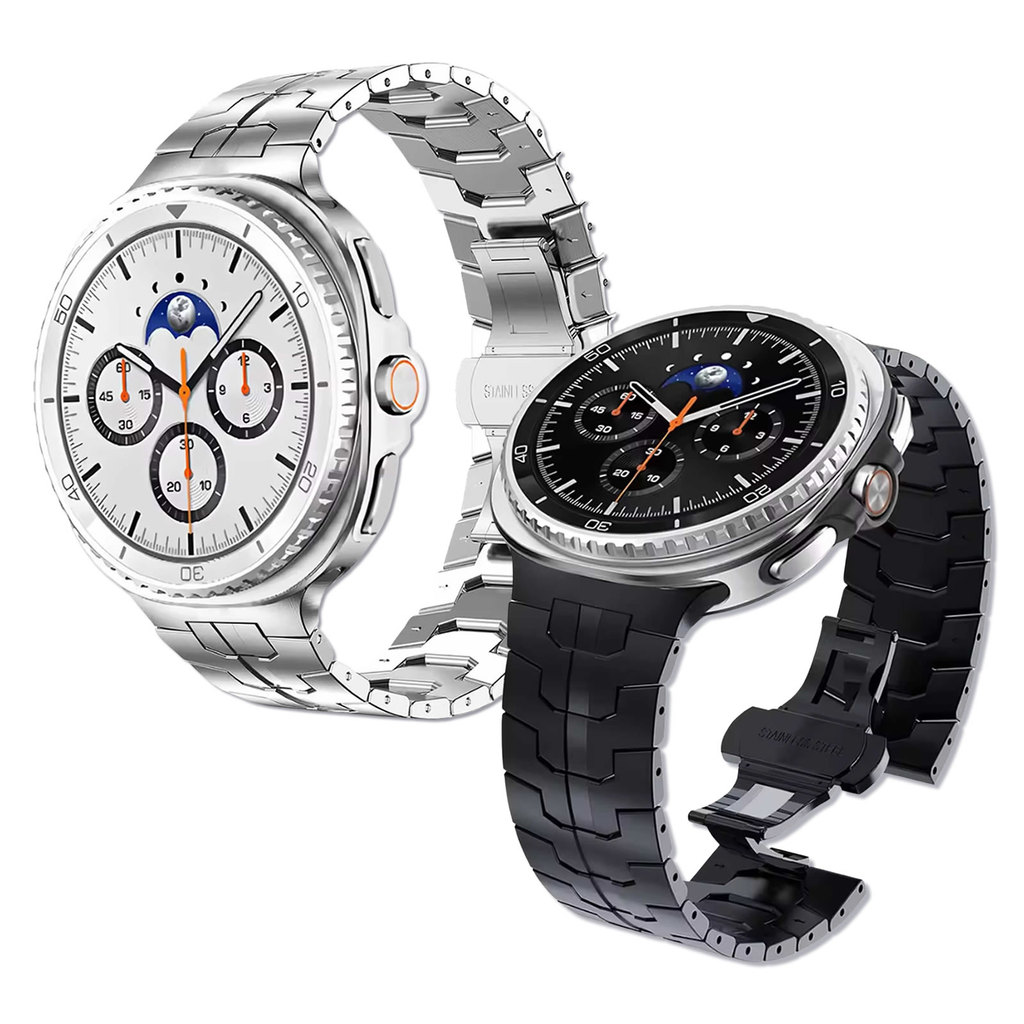 Pulseira Metal Elos Moderna LTIMPORTS para Samsung Galaxy Watch 8 Classic 46mm e