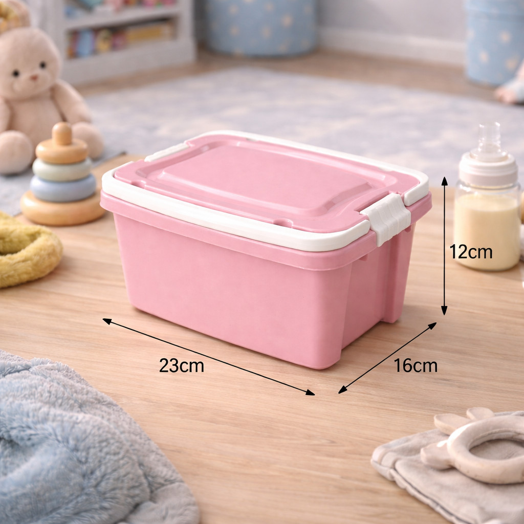 Caixa Organizadora Plasútil Com Trava E Alça Capacidade 2,6L em Oferta na Shopee