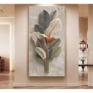 Quadro Decorativo Folhagem Clean Gigante 1,10x80cm.Decore Sala,Quarto,Copa,consultório,escritório,hall,áreas afins. em Oferta na Shopee