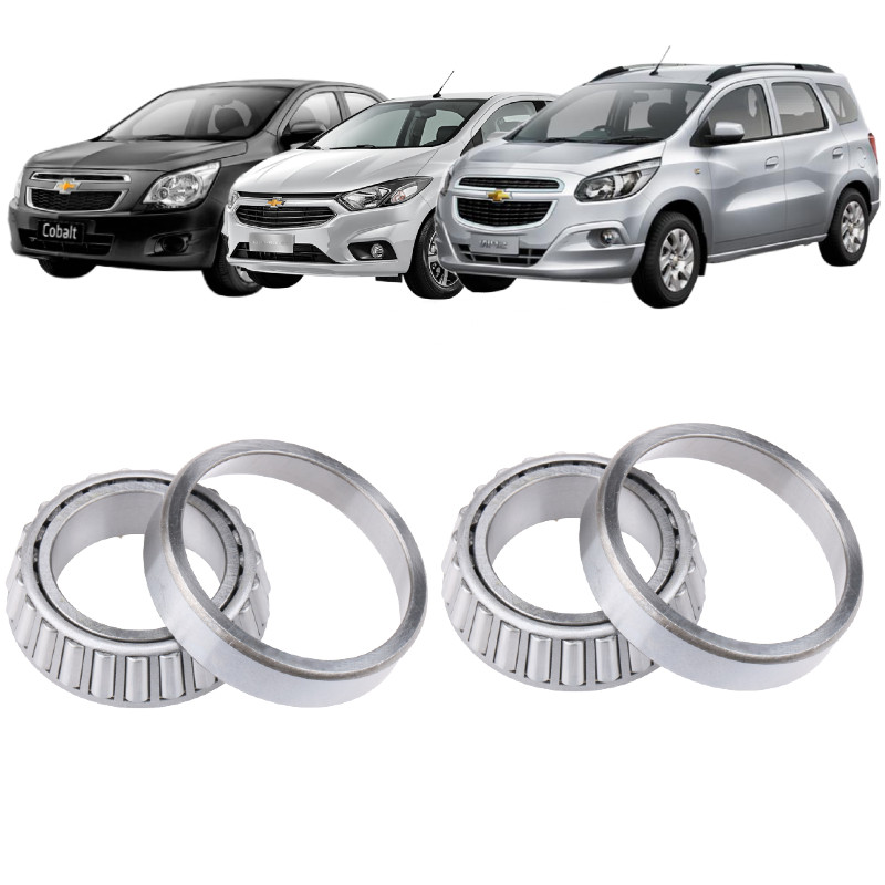 Rolamentos Laterais Caixa Satélite GM Onix Cobalt Spin