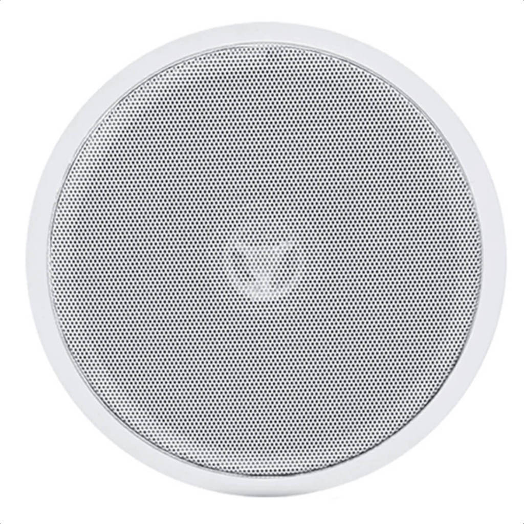 Arandela Redonda 6 Pol Coaxial Branca 70W RMS 8 Ohms Passiva Borda Bobina Simples-Leson 2LS0AT78B
