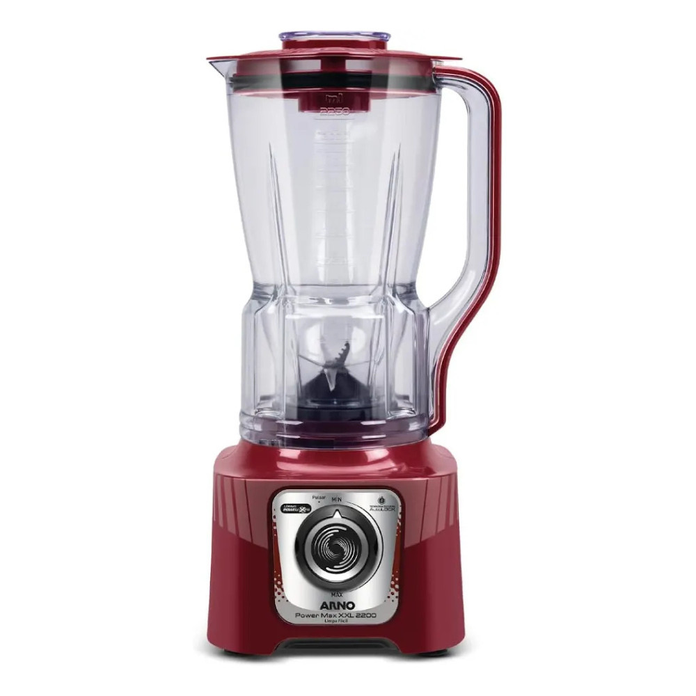 Liquidificador Arno Power Max XXL LN86 2200W Carmim 127V em Oferta na Shopee