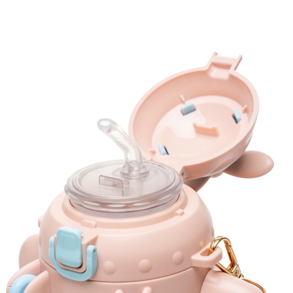 Garrafa Squeeze Infatil Wolff Avião Rosa 500ml em Oferta na Shopee