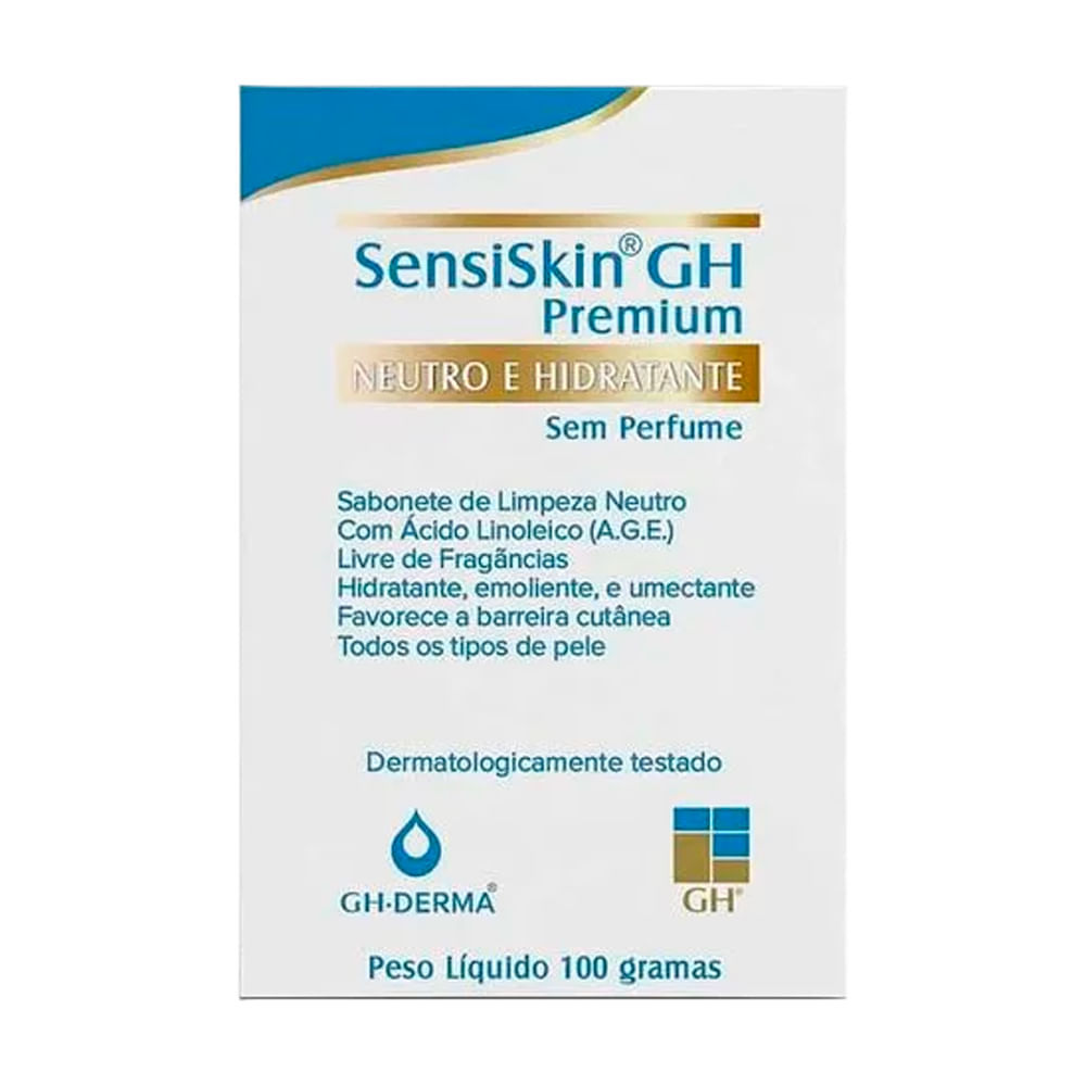 Sabonete GH Premium Neutro e Hidratante Sem Perfume 100g em Oferta na Shopee