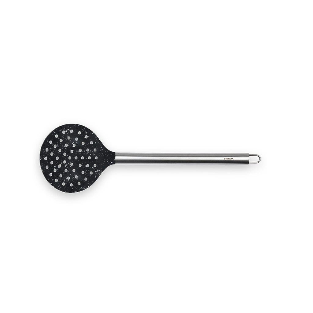 Espumadeira Brinox 34,5cm Duo Preto