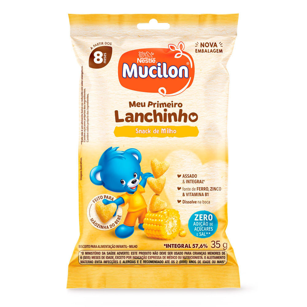 Snack Mucilon Tradicional 35g em Oferta na Shopee