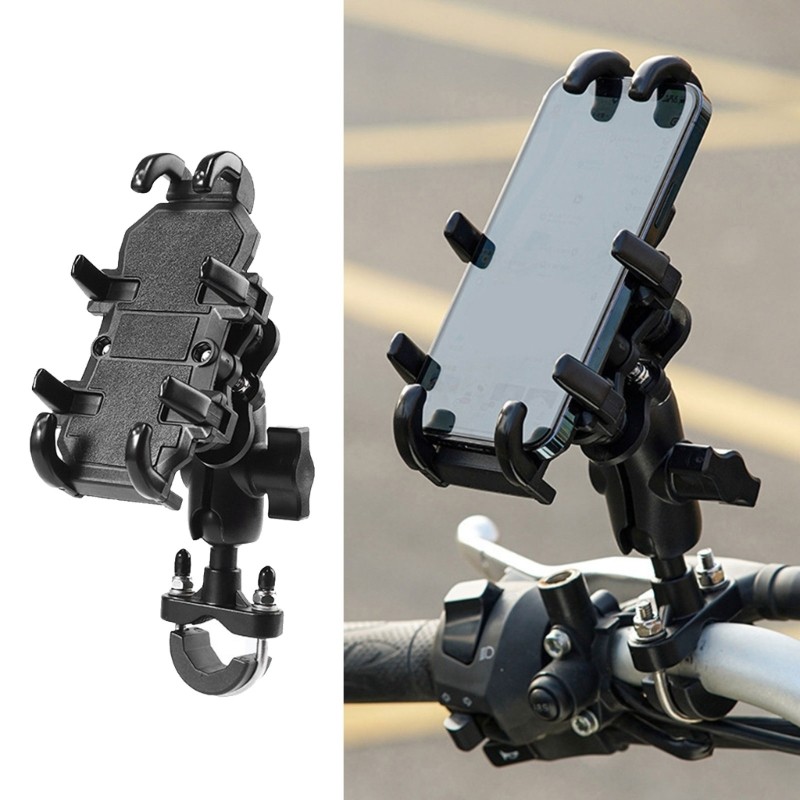 Suporte De Telefone Para Bicicleta De Motocicleta Resistente zzz Adequado Smartphones De 6 7 Polegadas