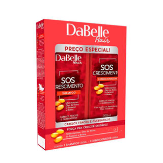 Shampoo 250ml + Condicionador 200ml DaBelle SOS Crescimento em Oferta na Shopee