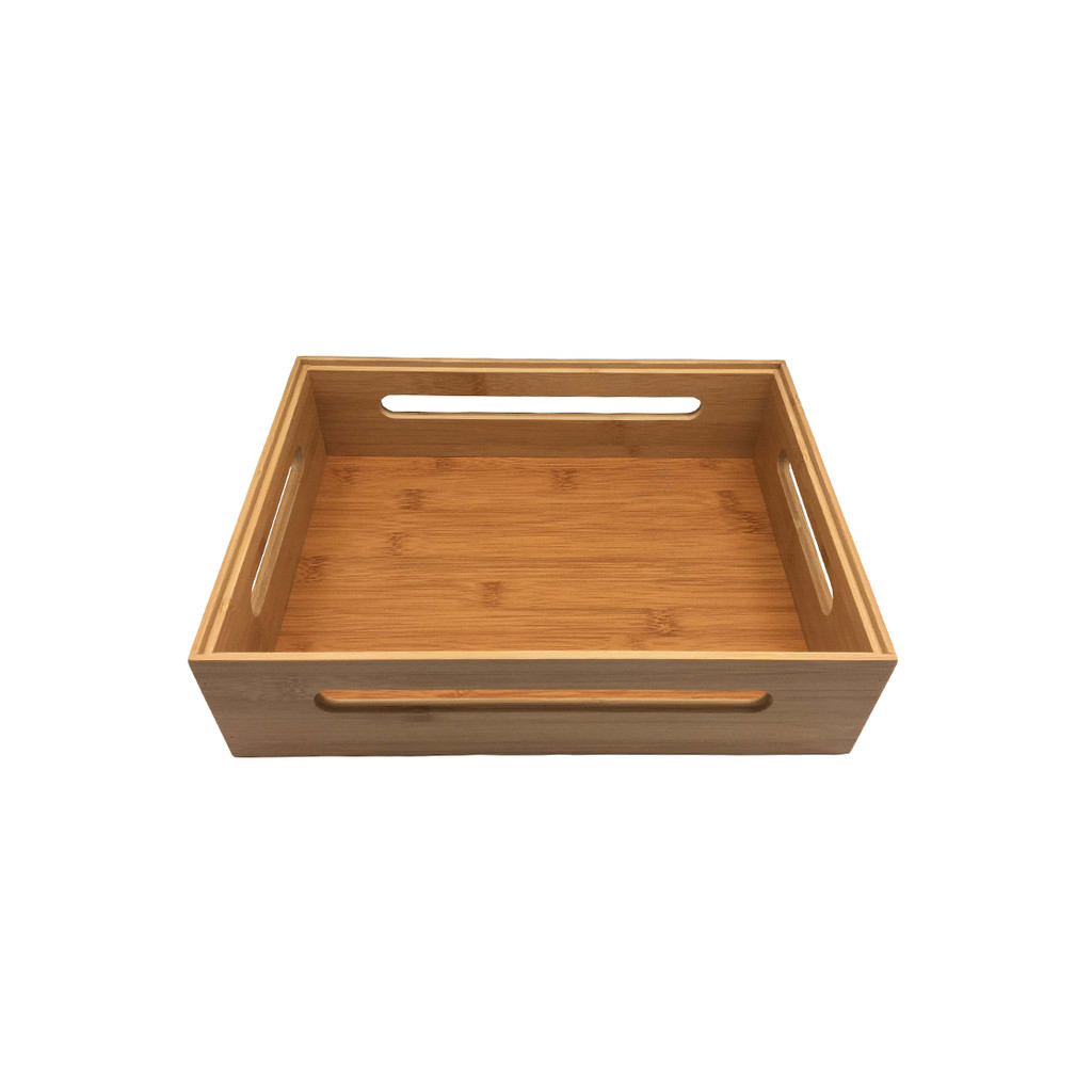 Caixa de Bambu Empilhável 32x23,5x9cm - Oikos