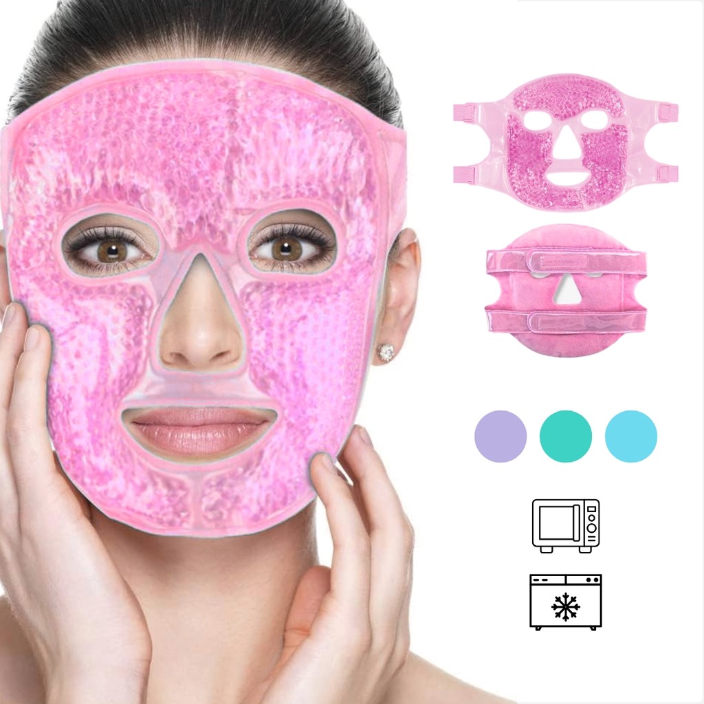 Mascara Facial Gel Compressa Termica Para Relaxamento E Circulacao Facial