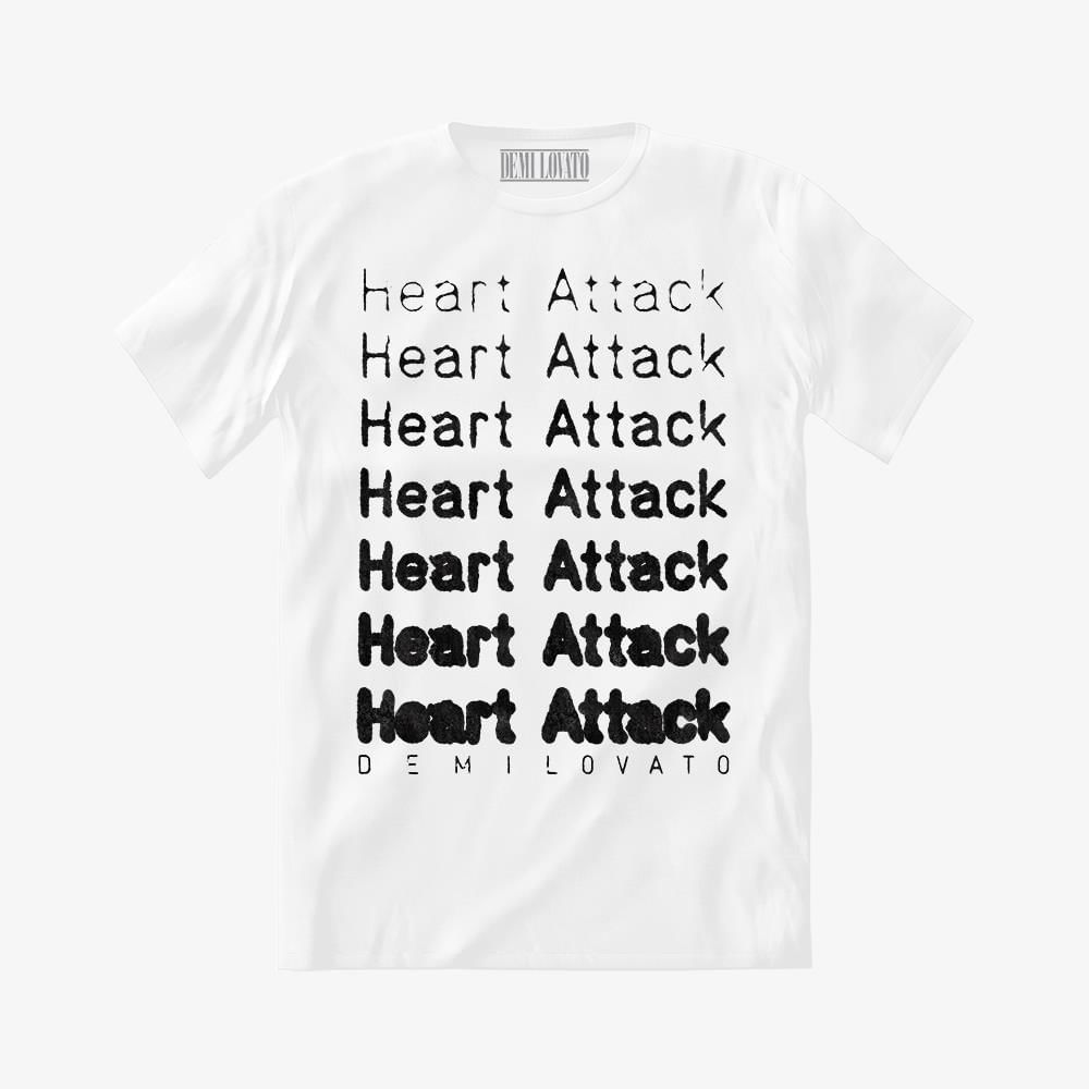 Camiseta Demi Lovato - Heart Attack Anniversary em Oferta na Shopee