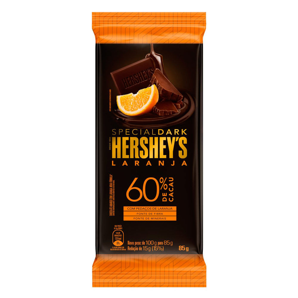 Chocolate Hershey's Special Dark Laranja 85g em Oferta na Shopee