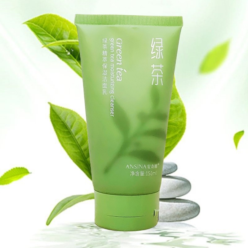 Angela chá verde essência hidratante creme de limpeza 150ml limpador Facial hidratante hidratante controle óleo estudant