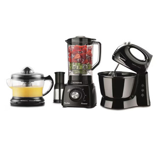 Conjunto Especial KT-105-B Espremedor Premium, Batedeira Prática, Liquidificador Turbo Po…