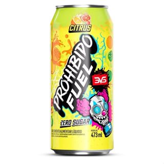 Prohibido Fuel Pré-Treino Drink (473ml) - Sabor: Citrus em Oferta na Shopee