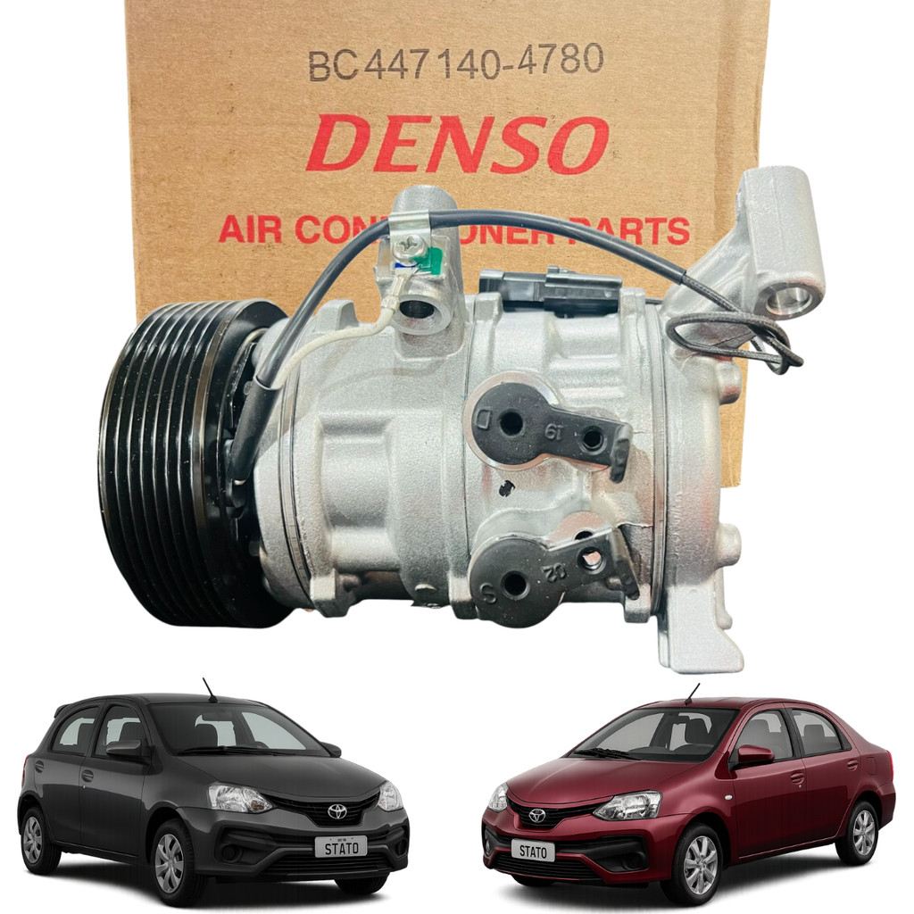 Compressor Denso Toyota Etios 2012 2013 2014 2015 A 2021
