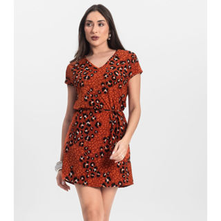 Vestido Feminino Liganete Infinita Cor Laranja em Oferta na Shopee