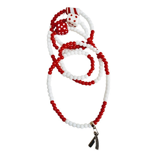 Guia Malandro Porcelana Umbanda Candomblé Vermelho