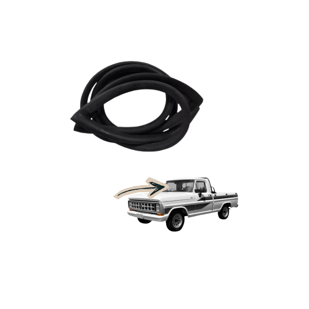 Guarnicao Parabrisa F1000 F4000 72/92 Sem Friso